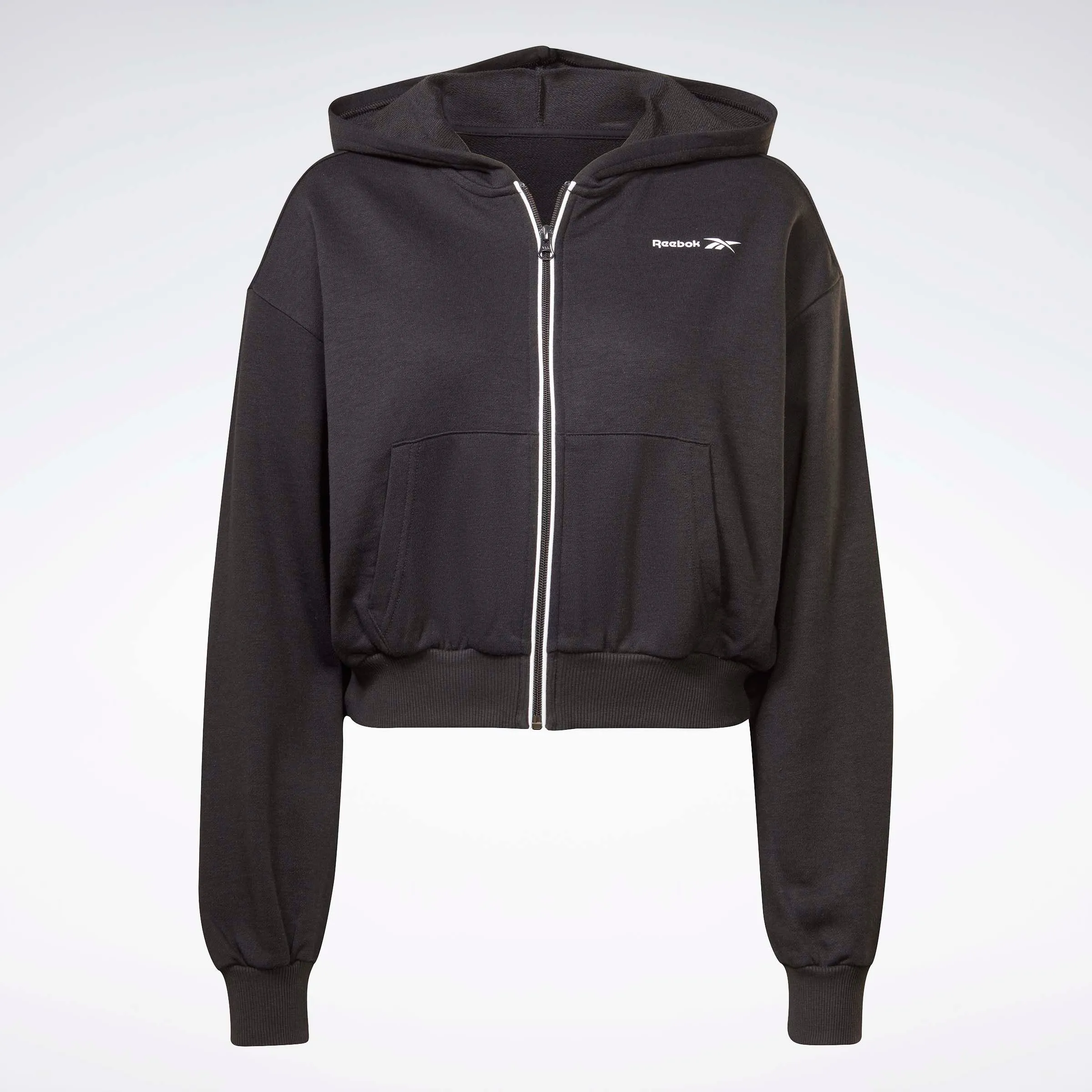 Reebok Identity French Terry Full-Zip Sweatshirt Black