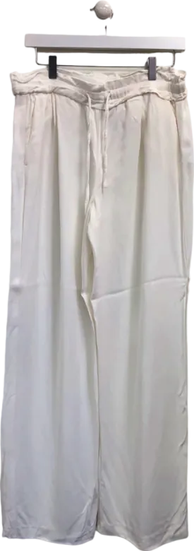 Reiss Ivory Wide Leg Trousers UK 12