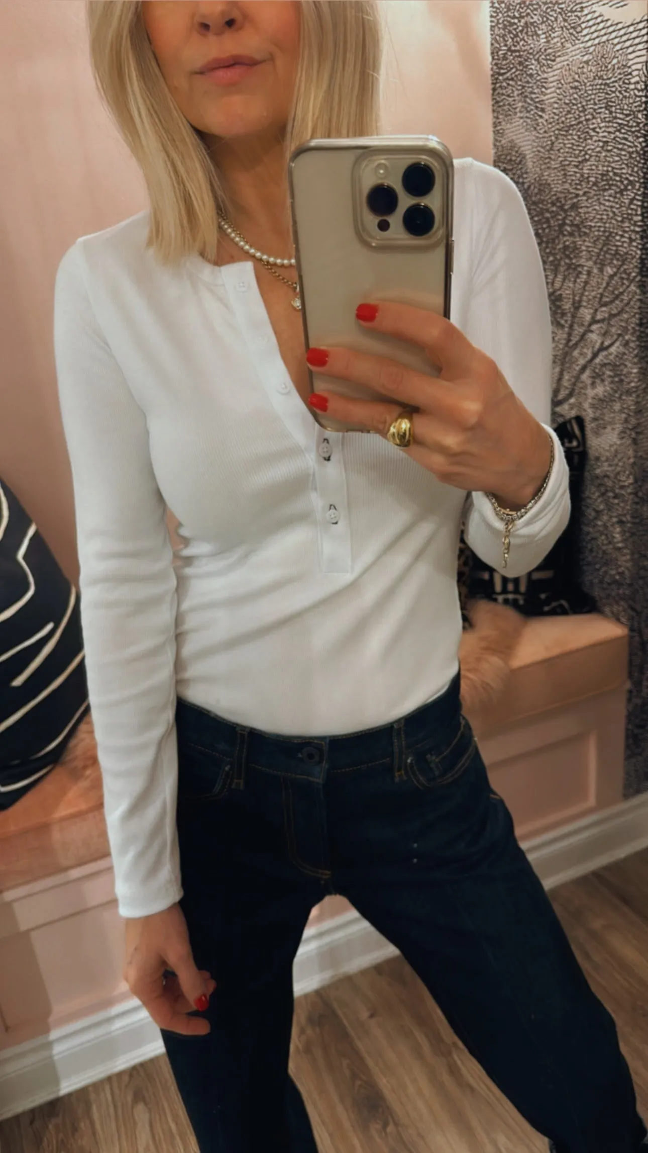 Rib Long Sleeve Henley