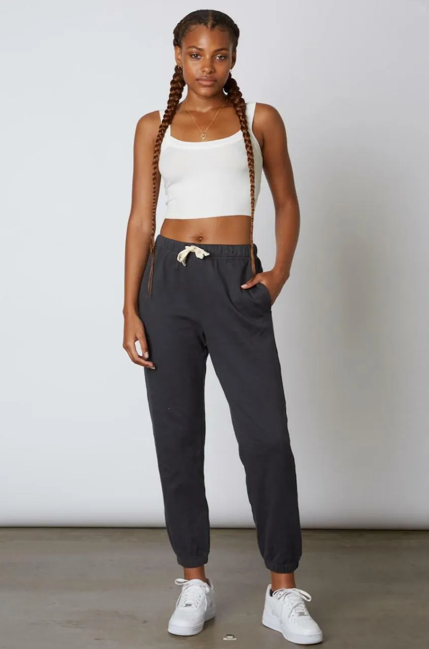 Ronnie Pewter Grey Drawstring Joggers