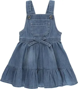 RuffleButts Baby/Toddler Girls Spring Summer Sleeveless Style Dress
