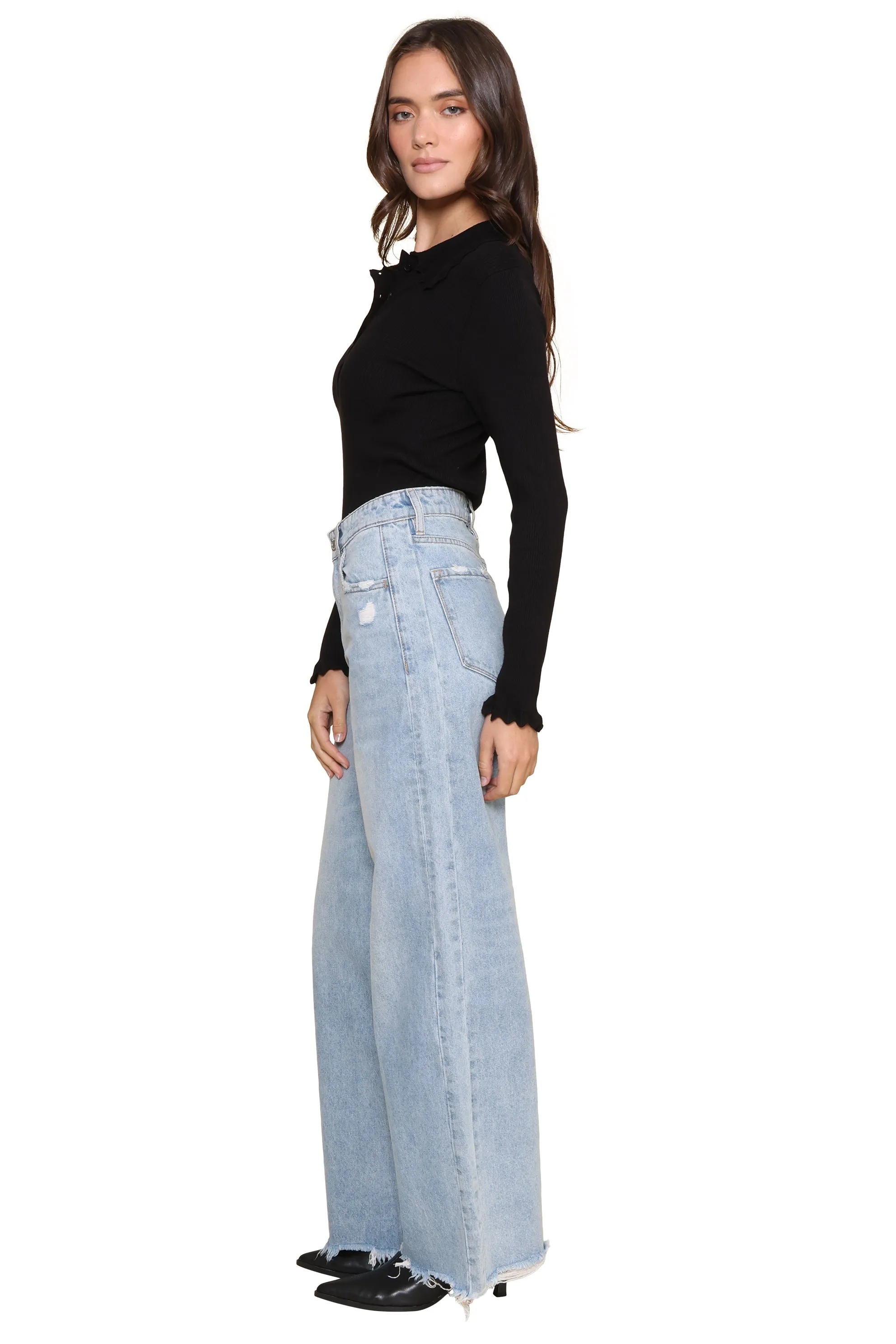 Samara Rib Henley Bodysuit