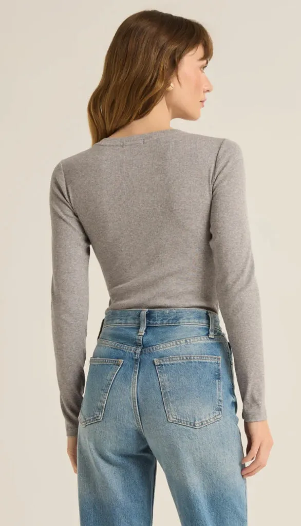 Samara Rib Henley Bodysuit