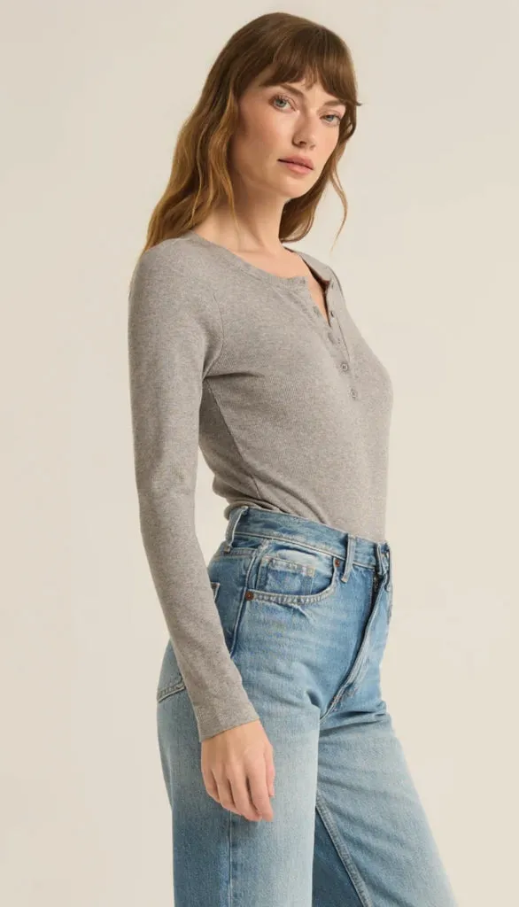 Samara Rib Henley Bodysuit