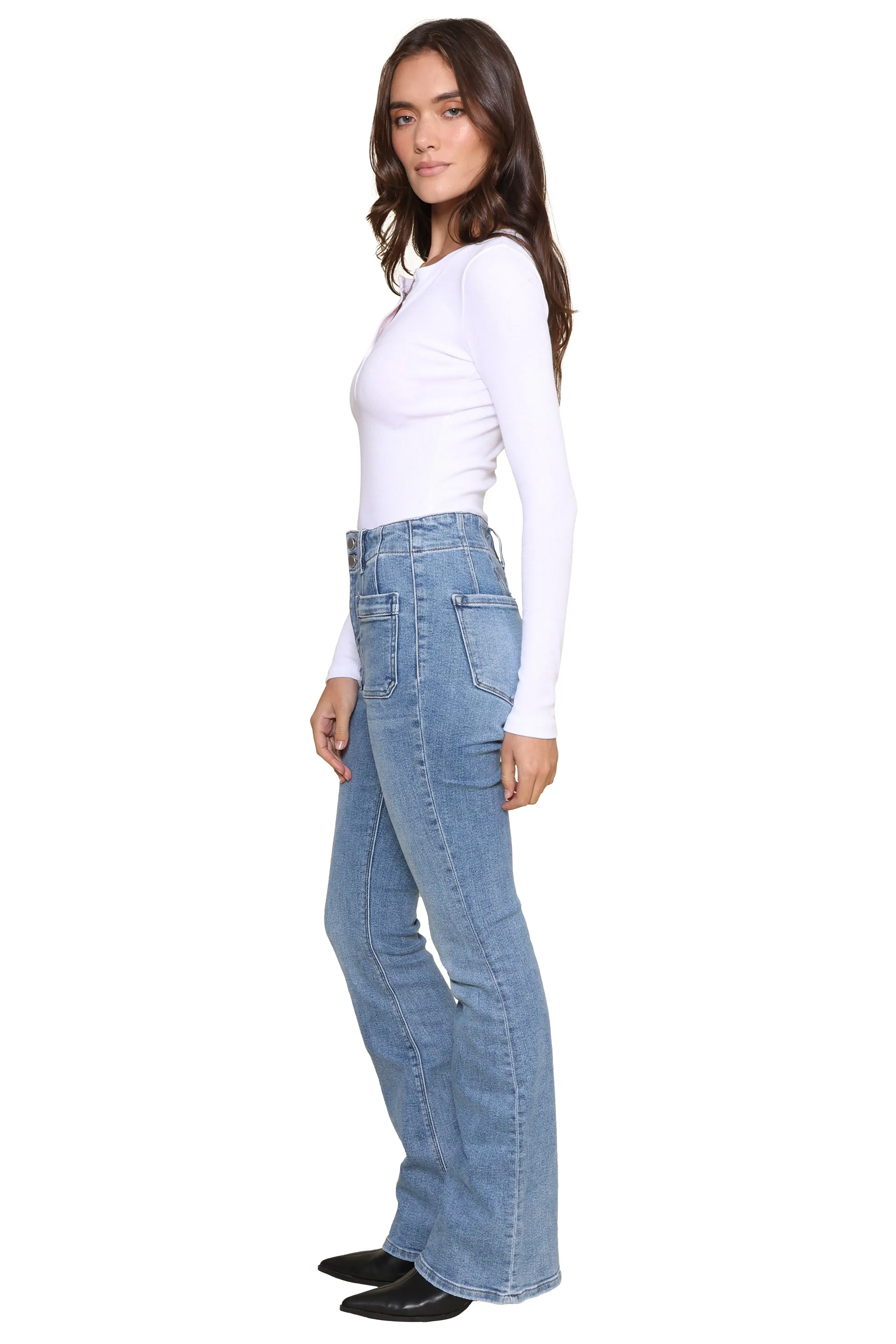 Samara Rib Henley Bodysuit