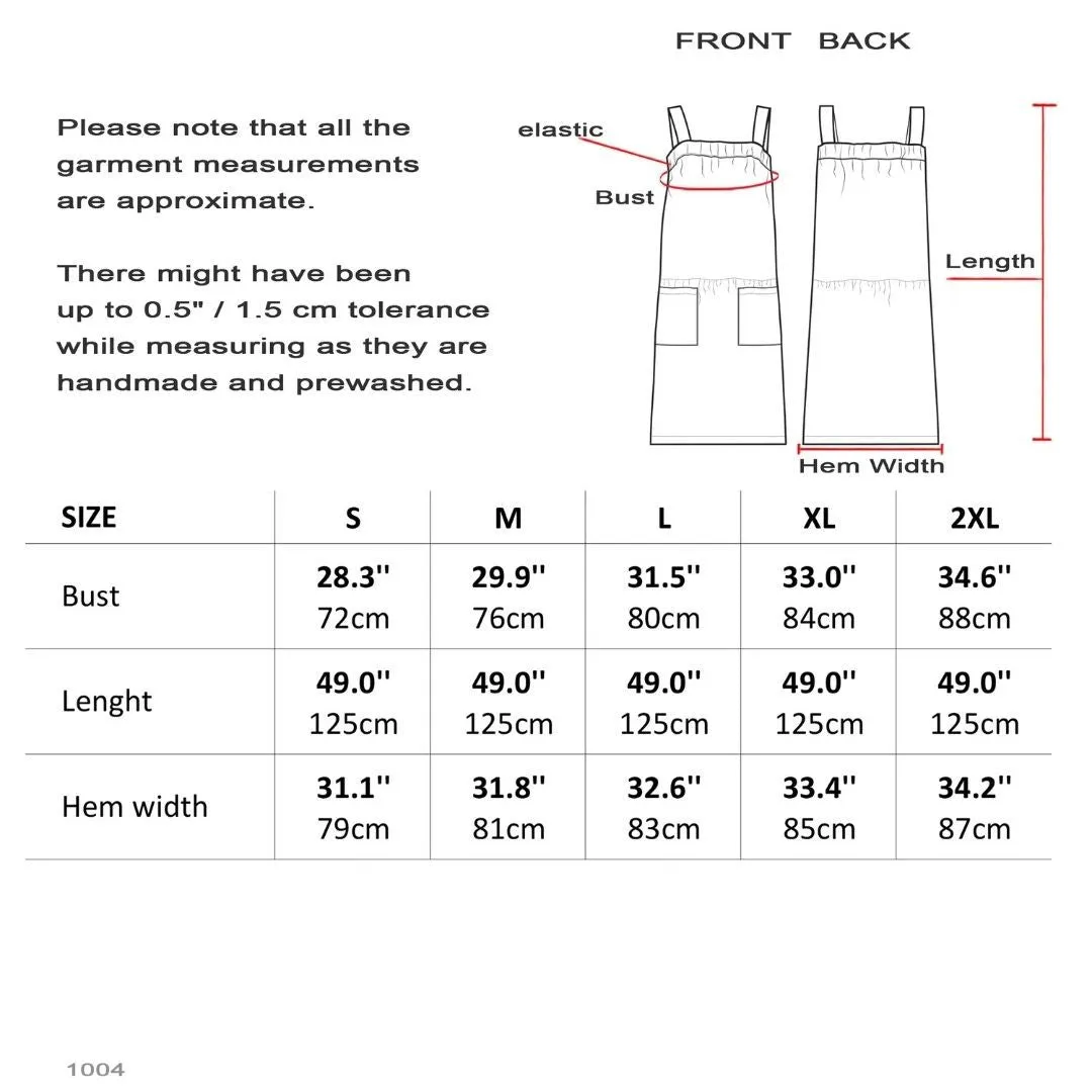 Square Neck Linen Summer Dress