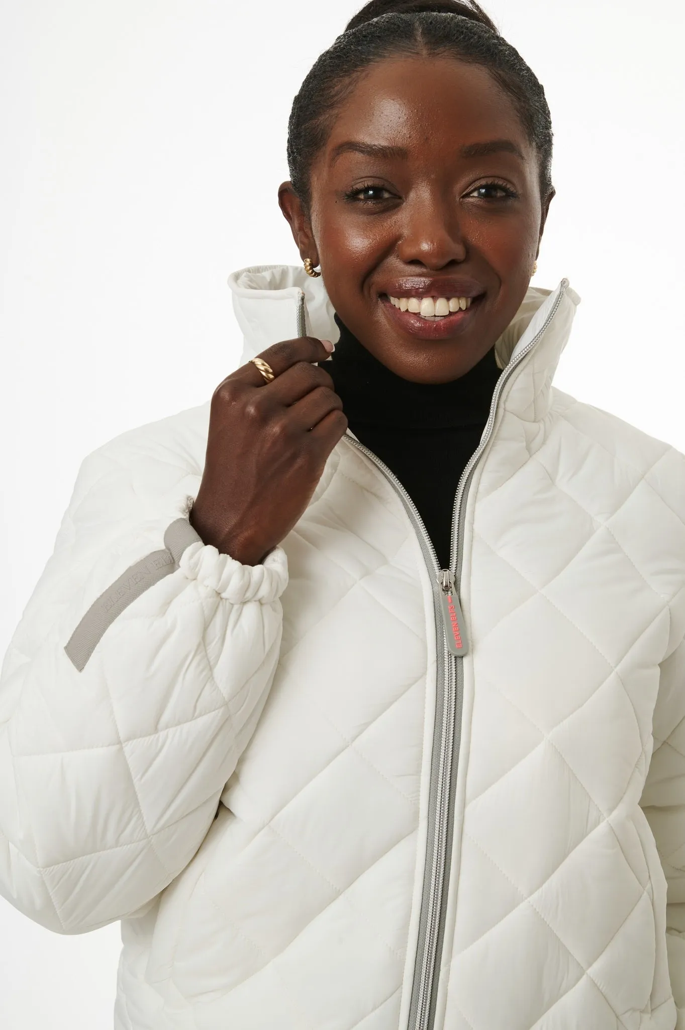 Stella Vegan Down Bomber | White