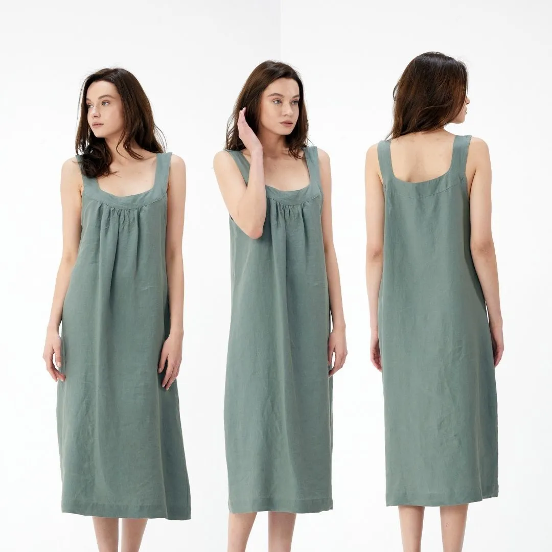 Tank Top Linen Loose Dress