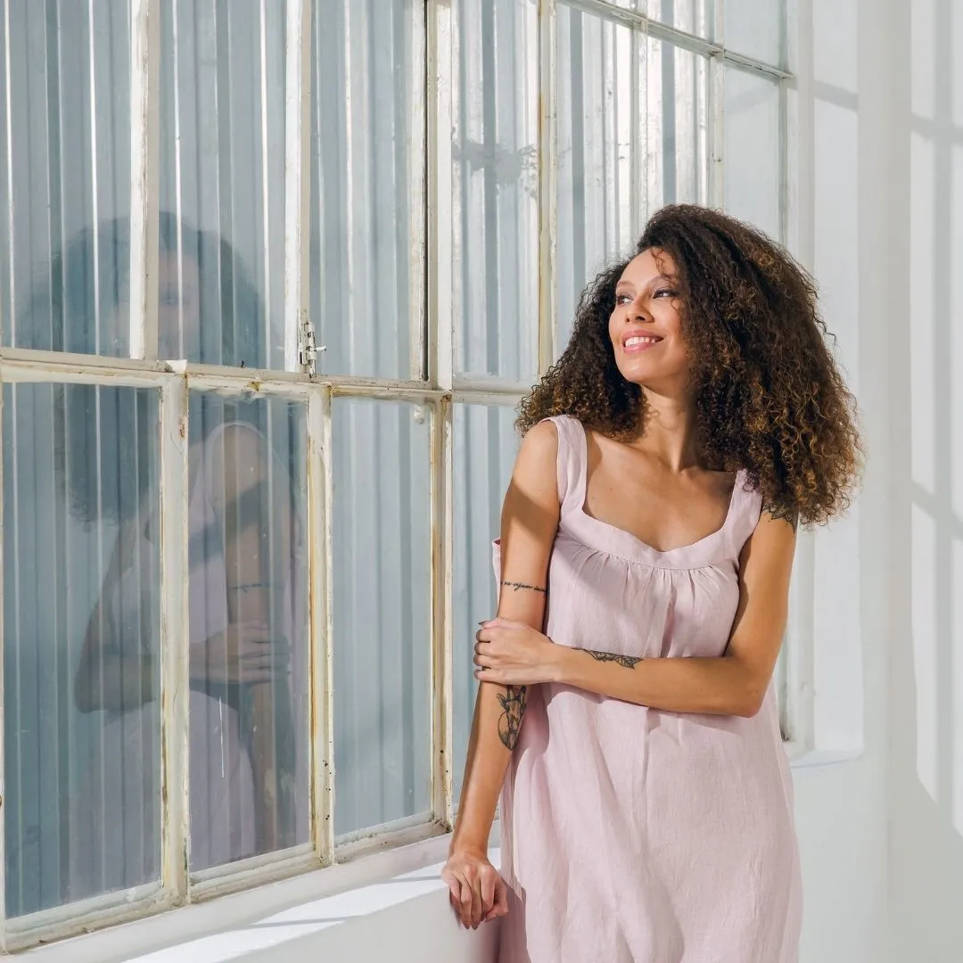 Tank Top Linen Loose Dress