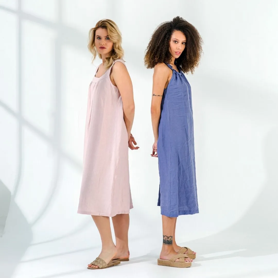 Tank Top Linen Loose Dress