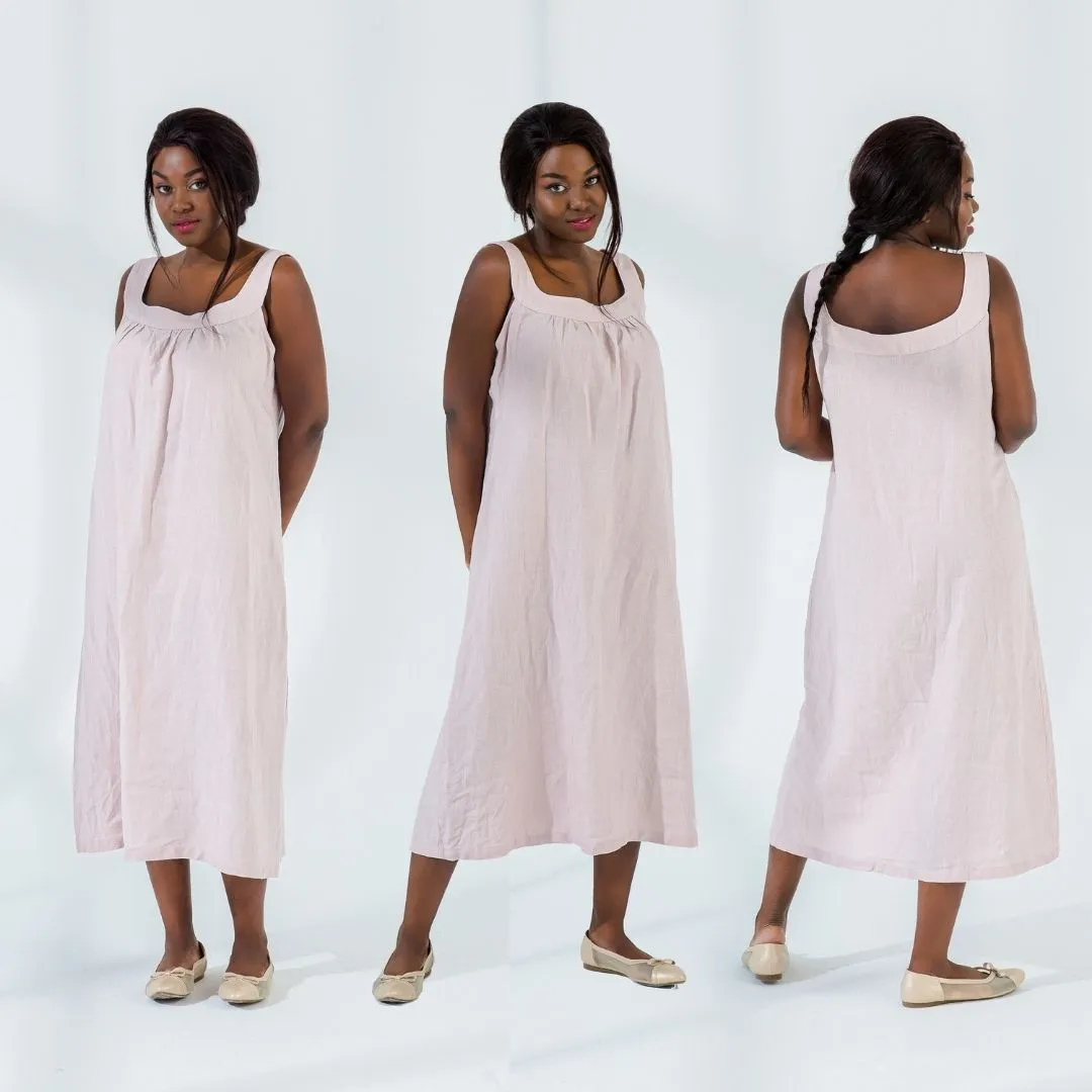 Tank Top Linen Loose Dress