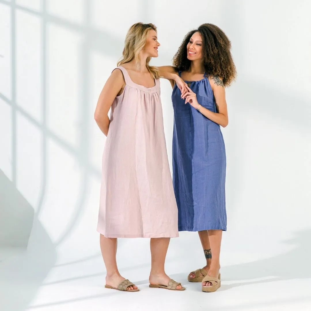 Tank Top Linen Loose Dress