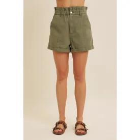 Tara High Rise Denim Shorts