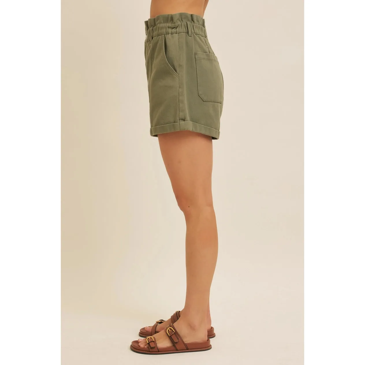 Tara High Rise Denim Shorts