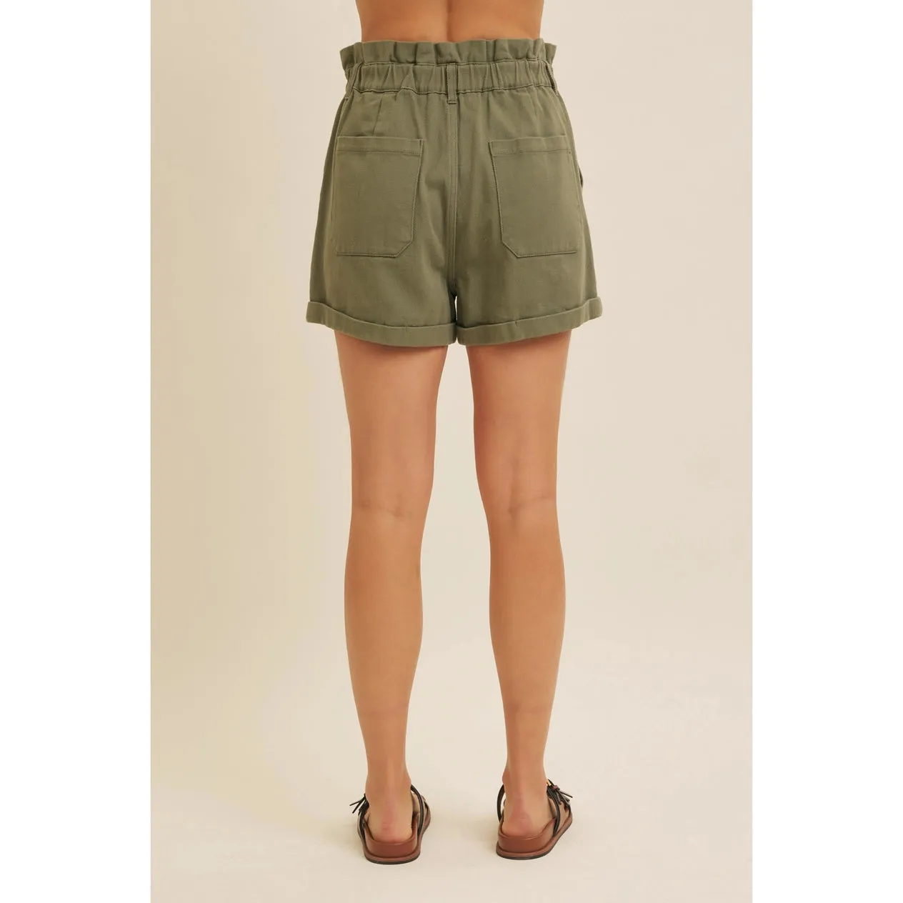 Tara High Rise Denim Shorts
