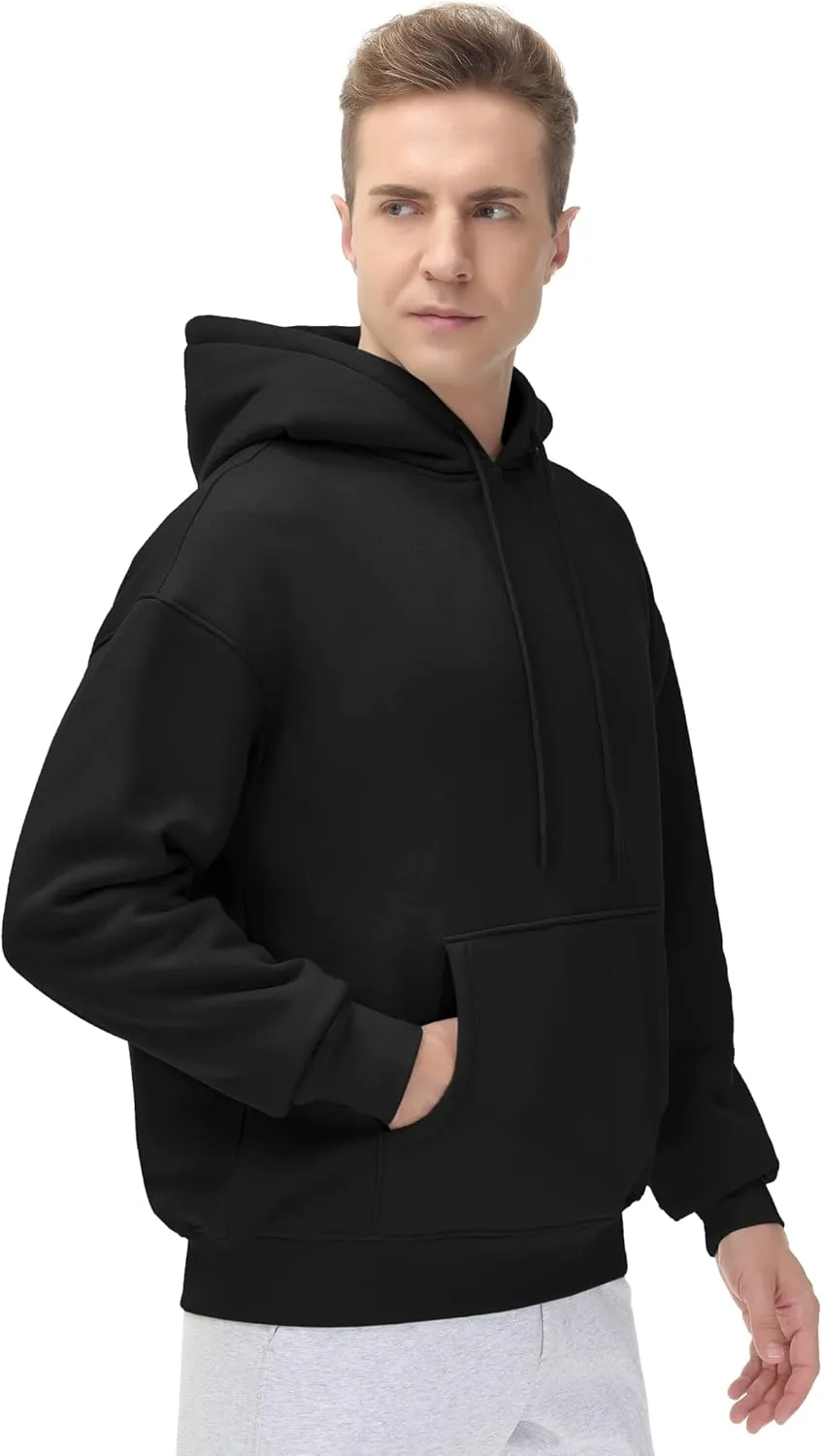 THE GYM PEOPLE Men's Fleece Pullover Hoodie Loose Fit Ultra Soft Hooded Sweatshirt With Pockets