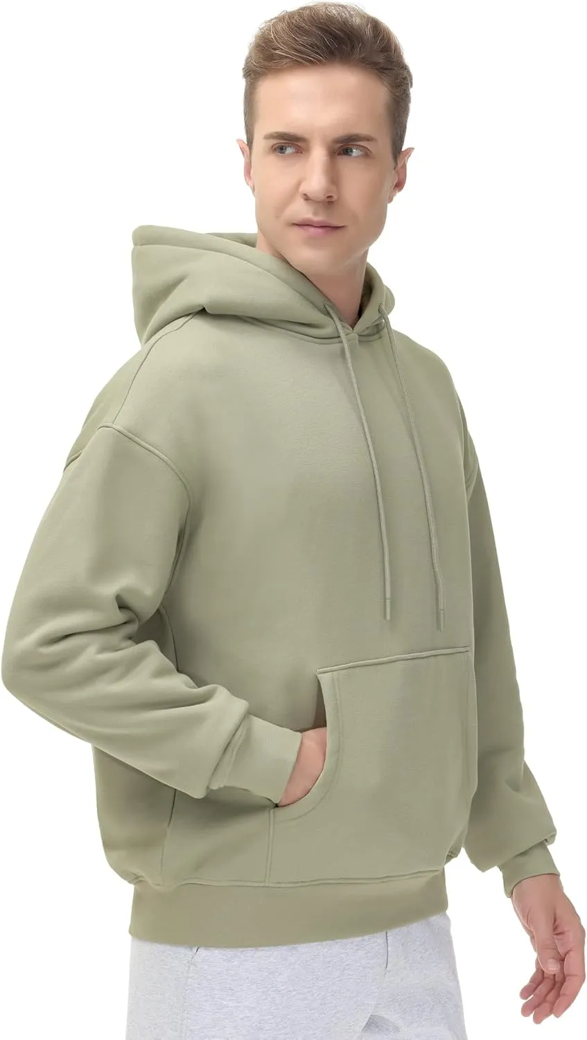 THE GYM PEOPLE Men's Fleece Pullover Hoodie Loose Fit Ultra Soft Hooded Sweatshirt With Pockets
