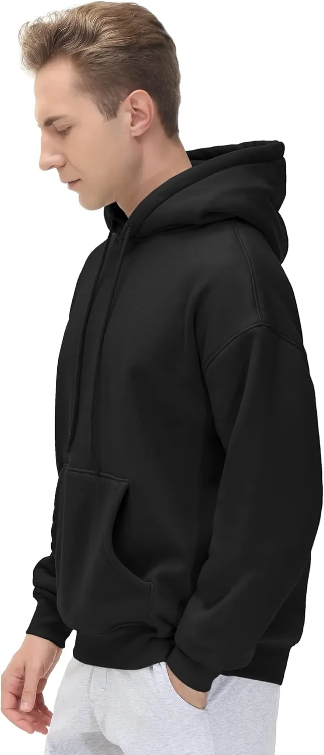 THE GYM PEOPLE Men's Fleece Pullover Hoodie Loose Fit Ultra Soft Hooded Sweatshirt With Pockets
