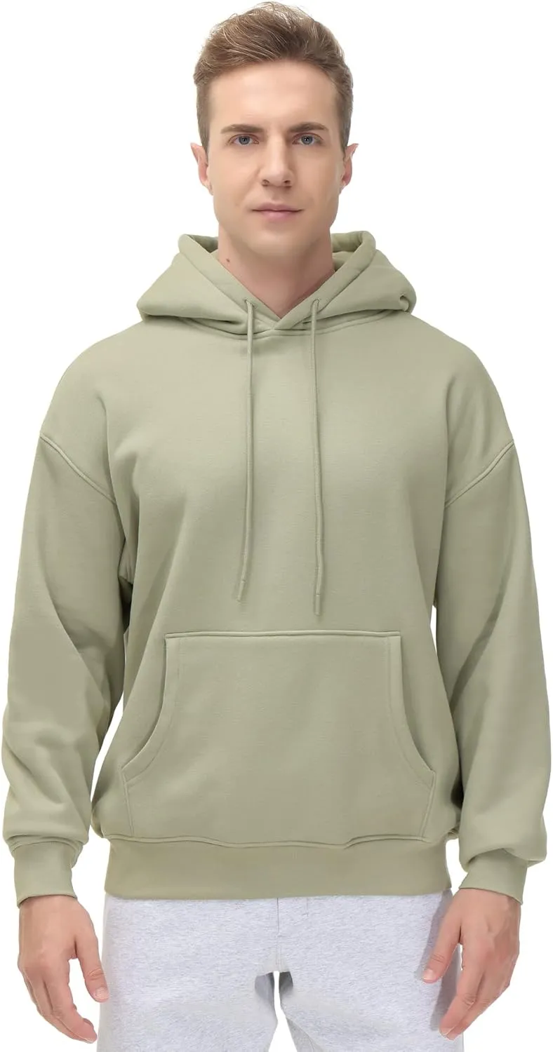 THE GYM PEOPLE Men's Fleece Pullover Hoodie Loose Fit Ultra Soft Hooded Sweatshirt With Pockets
