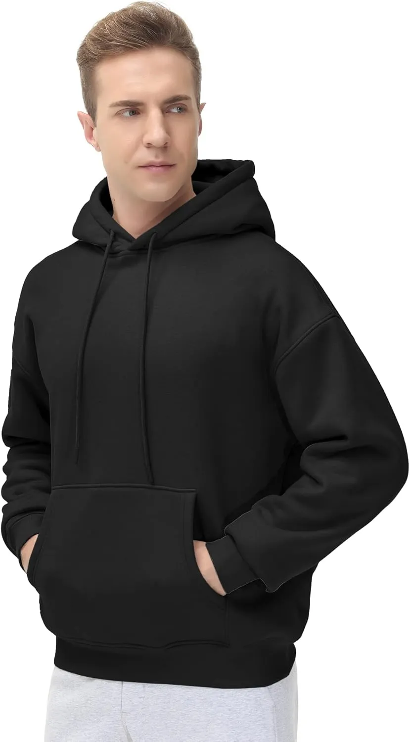 THE GYM PEOPLE Men's Fleece Pullover Hoodie Loose Fit Ultra Soft Hooded Sweatshirt With Pockets