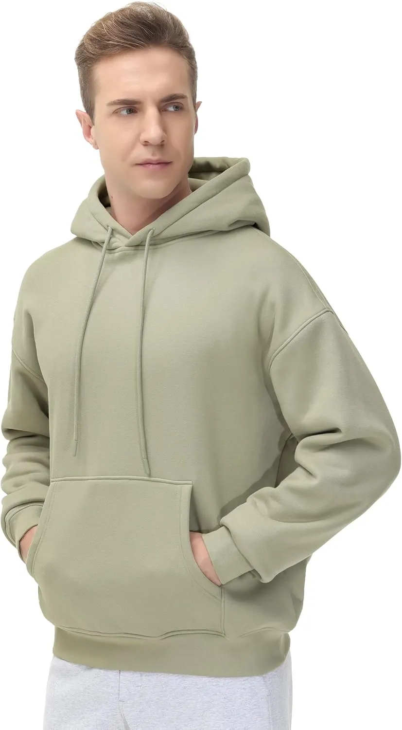 THE GYM PEOPLE Men's Fleece Pullover Hoodie Loose Fit Ultra Soft Hooded Sweatshirt With Pockets