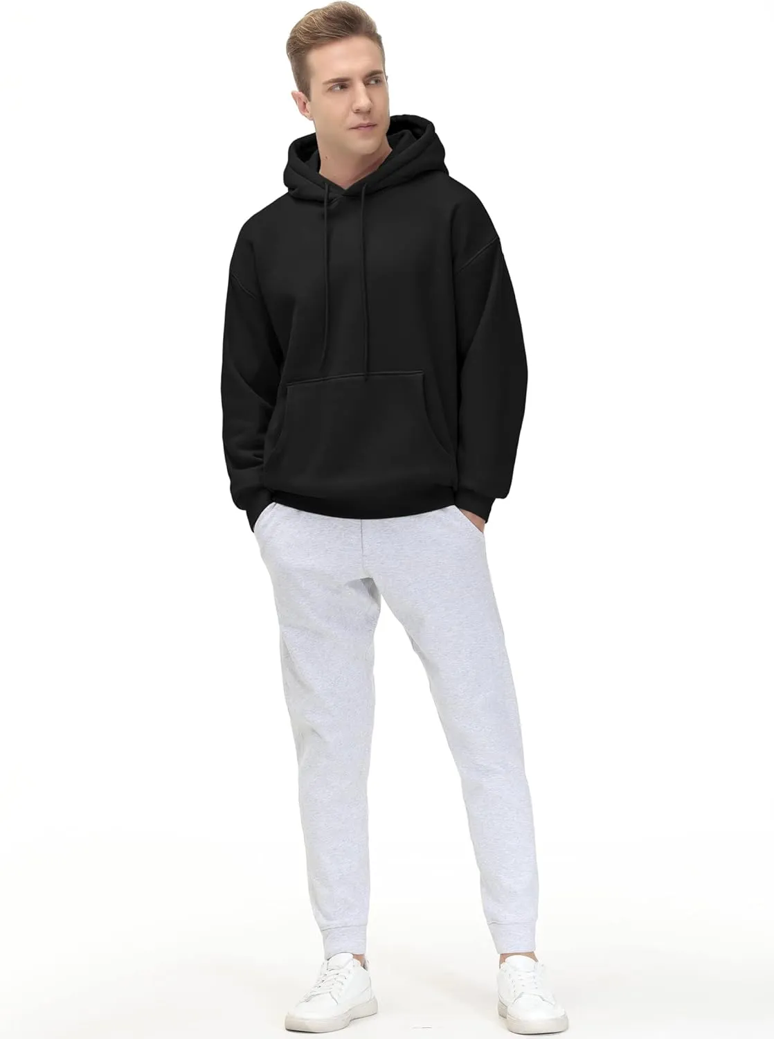THE GYM PEOPLE Men's Fleece Pullover Hoodie Loose Fit Ultra Soft Hooded Sweatshirt With Pockets