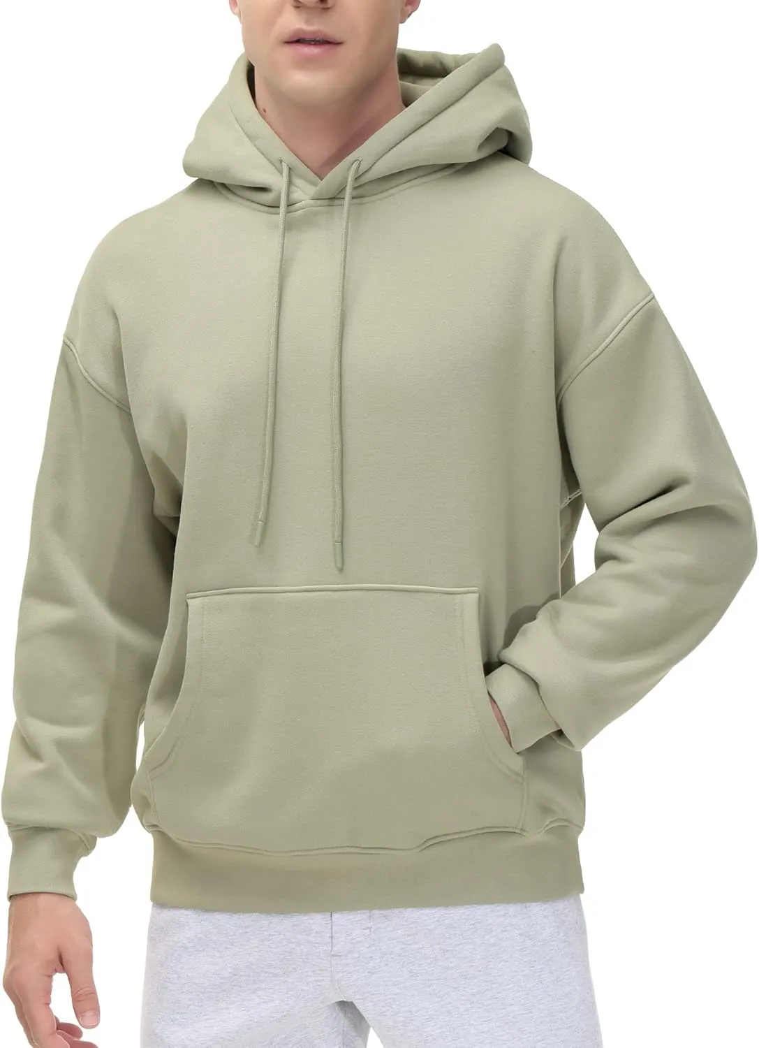 THE GYM PEOPLE Men's Fleece Pullover Hoodie Loose Fit Ultra Soft Hooded Sweatshirt With Pockets