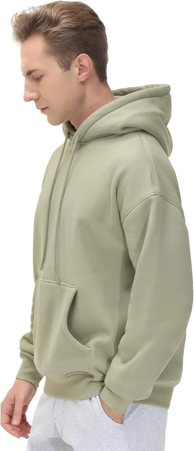 THE GYM PEOPLE Men's Fleece Pullover Hoodie Loose Fit Ultra Soft Hooded Sweatshirt With Pockets