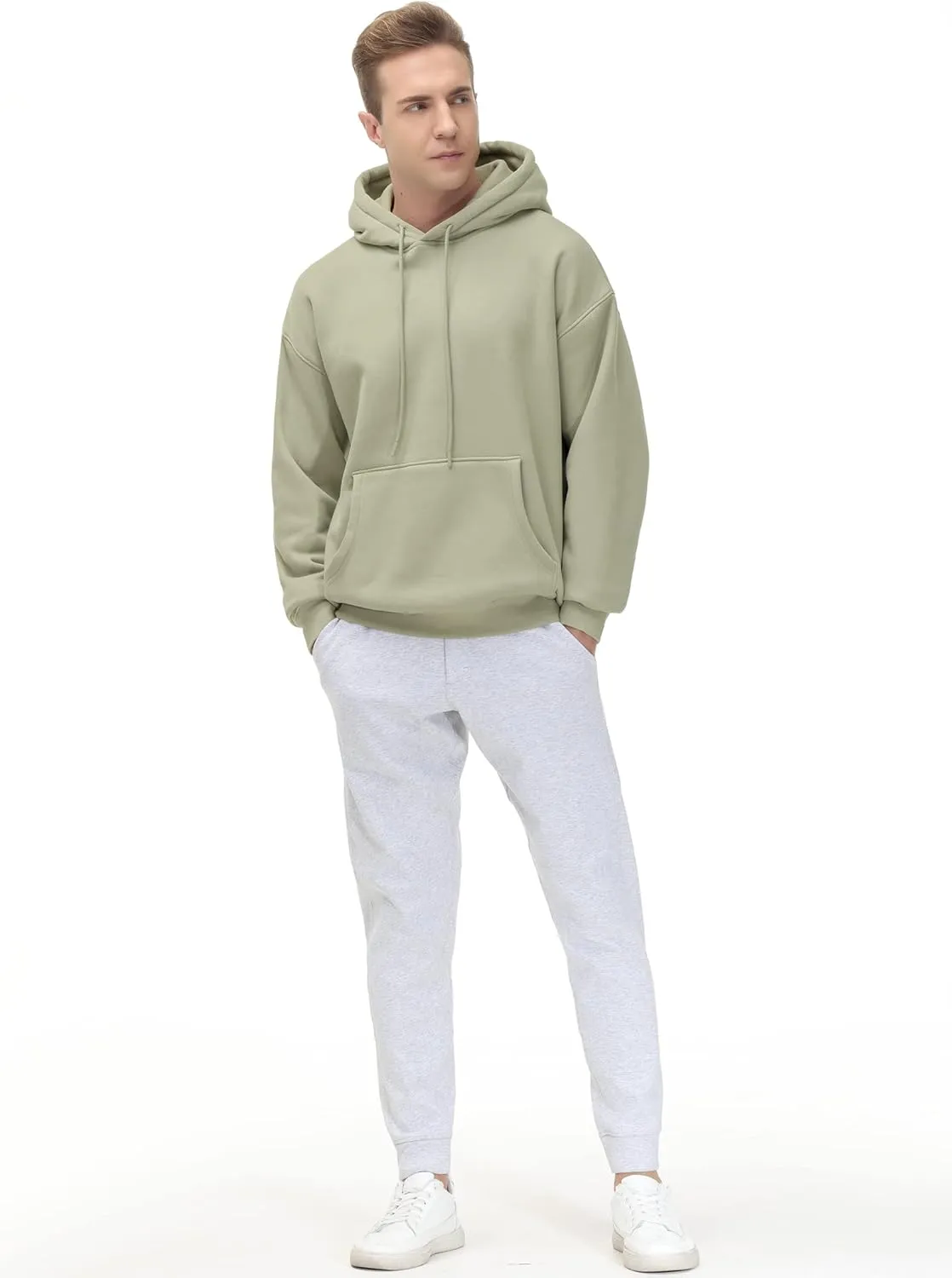 THE GYM PEOPLE Men's Fleece Pullover Hoodie Loose Fit Ultra Soft Hooded Sweatshirt With Pockets
