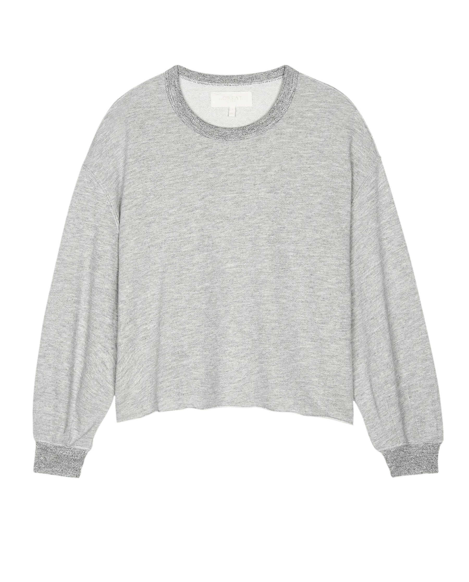 The Sleep Cut Off Sweatshirt. -- Light Heather Grey
