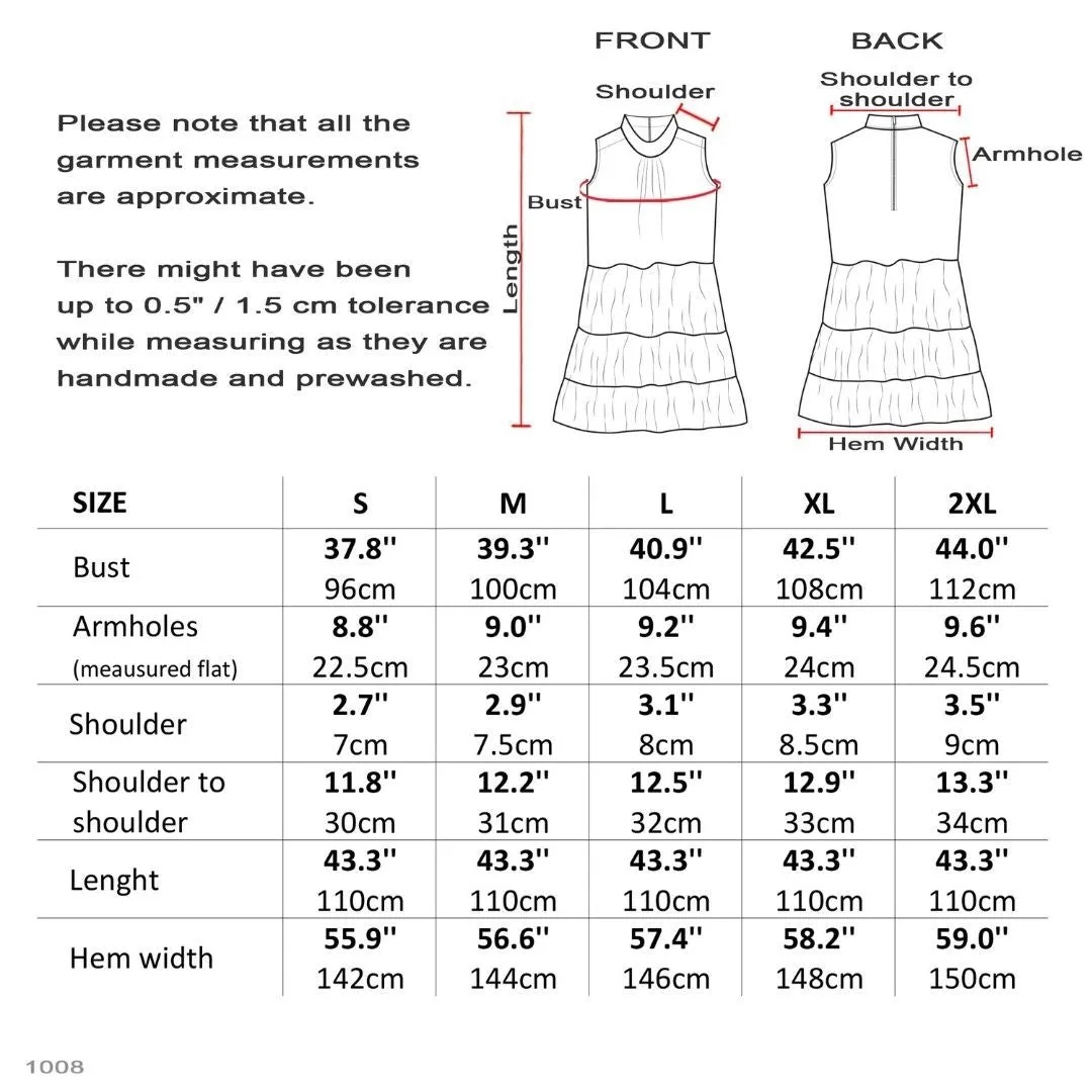 Tiered Linen Summer Dress