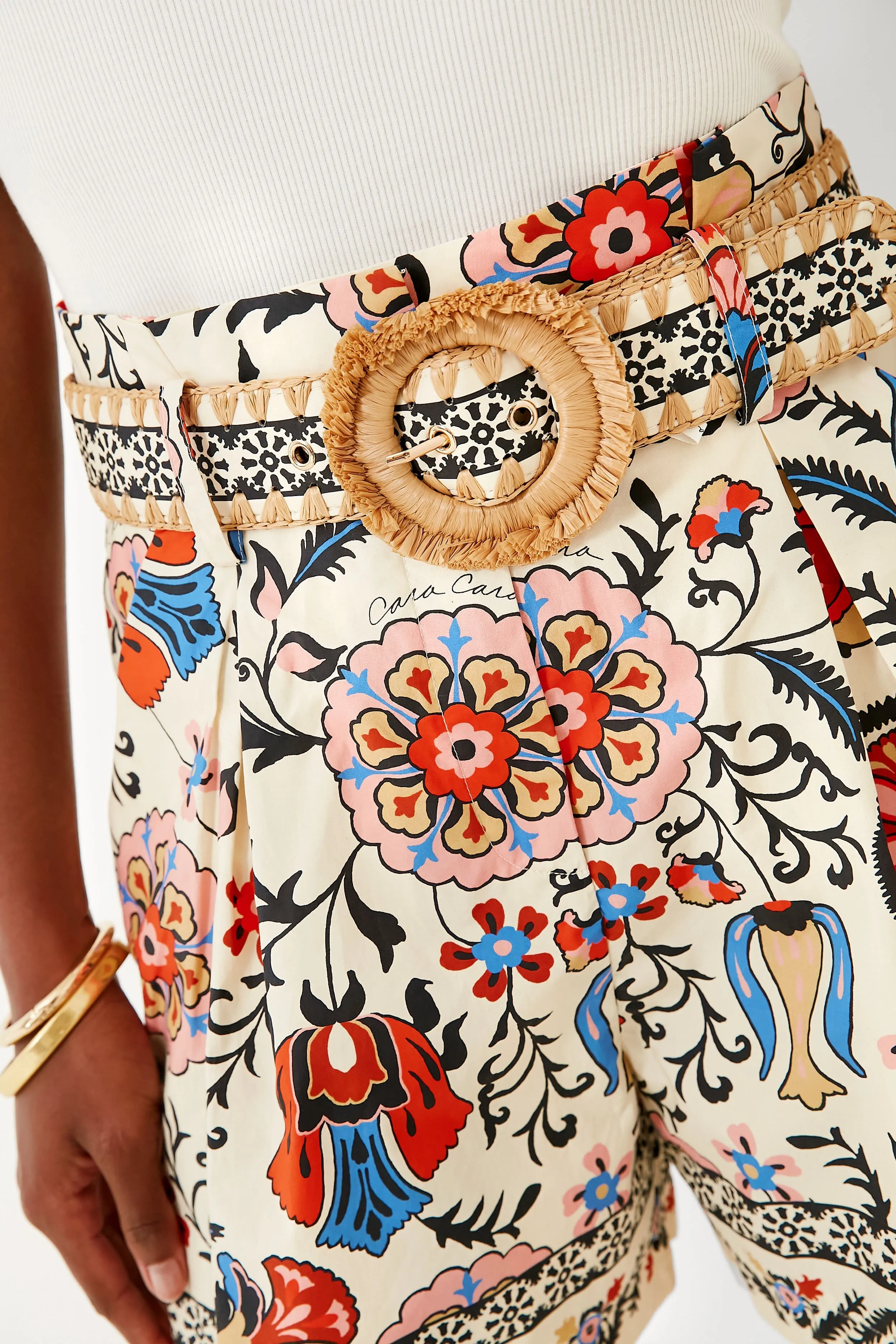 Turtledove Botanical Medallion Palmer Shorts